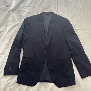 Banana Republic Navy Blue Slim Fit Sport Coat Timeless Design